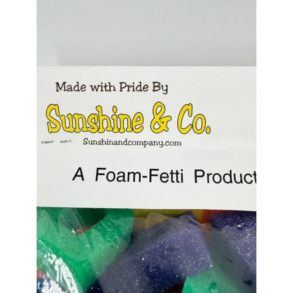 Vintage 1998 Sunshine & Co Foam-Fetti Letter B Foam Craft Shapes Sealed